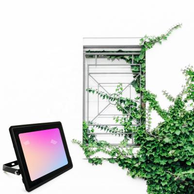 China Garden Lights Smart Garden Lights Flood Lights Alexa Floodlight Music RGB Remote Control Outdoor Waterproof IP65 Wall Lamps for sale