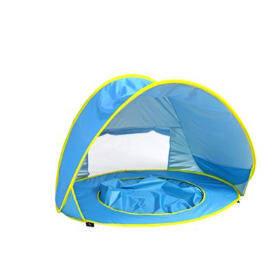 China 3+ Kids Play Tent Wholesale Easy Automatic Portable Lightweight Baby Beach Tent Kids Play Tent For Sun Shelter for sale