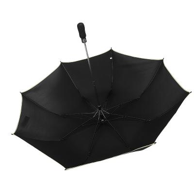 China 2 Fold Minimalist Factory Customized Double Large Umbrella Golf Umbrella Folding Canopy for sale