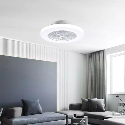 China With Light Intelligent Variable DC Frequency Fan Lamp Fans Led Ceiling For Smart Home Electric Charging for sale