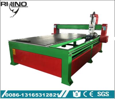 China Drehzubehör Achse 1530 der CNC-Router-Maschinen-4 mit 4.5KW Luftkühlungs-Spindel zu verkaufen