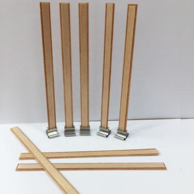 China Candle Maker 20mm*150mm Split Style Wooden Wick/Double Woodwick For DIY Soy Candle for sale