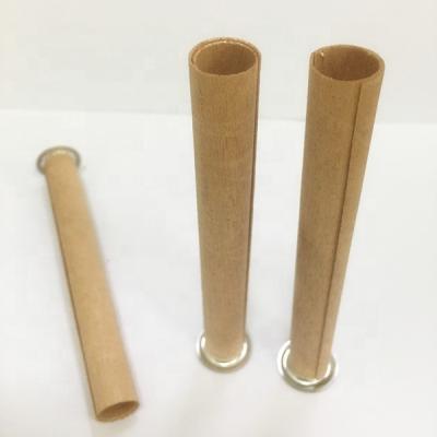 China For ellipse shape container 6*90mm, 10*120mm, 15*120mm Newly &Unique wood wick, cylinder shaped wood tube wick! for sale