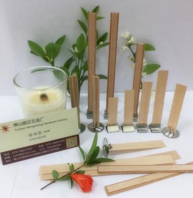 China Making Candles Factory Directly Sell Environmental Friendly Wooden Wicks /Candle Wick for sale