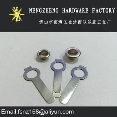 China Production Capacity Nickel Plating Metal Flat Forks Small Highs &Eyelets For File &File Accessories for sale