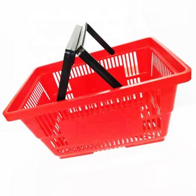 China Durable Shopping Plastic Picnic Vegetable Storage Plastic Basket For Supermarket for sale