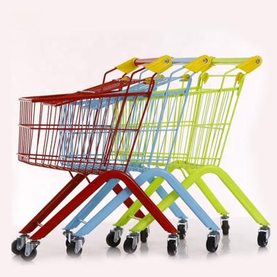 China Unveiling Popular Supermarket Trolley Small Children Shopping Trolley Retail Store Trolley for sale