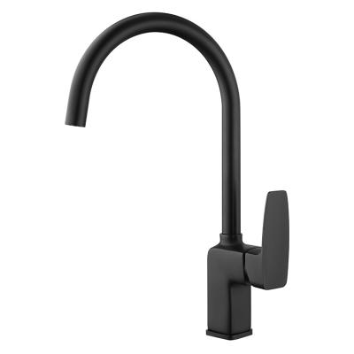 China High Quality European Brass Black Kitchen Hot And Cold Faucet Kitchen Faucet for sale