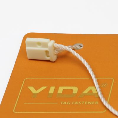 China Other 20CM Garment Seal Tags Manufacturer Custom Embossed Brand Logo Plastic Hang Tags String Locks For Shoes for sale