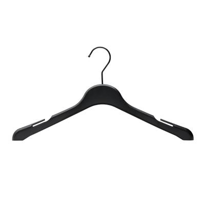 China Behind The Doors/On Walls Lightweight Garment Use Space Saving Plastic Clothing Hanger For Fashion Clothing Stores for sale