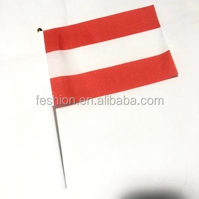 China Plastic Hand Flags Custom Hand Flags Austria Plastic Hand Hanging Flag Waving Waving Flag for sale