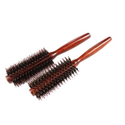 China Lotus Curling Comb Brush For Home Use Waterproof Home Bamboo Curly Hair Bamboo Wooden Comb Brush for sale