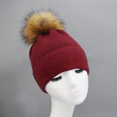 China breathable & Wholesale Fashion Beanie Custom Diamond Pattern Logo OEM Wool Waterproof Hat For Woman for sale