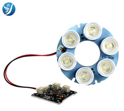 China 15-40m Feyond FY-906 white light led panel 6 led array color night vision cctv camera accessories for sale