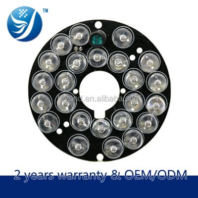 China Alibaba Vandal Proof China Market CCTV Camera 24 IR Led Board Led Round PCB Panel For IR Security Camera for sale