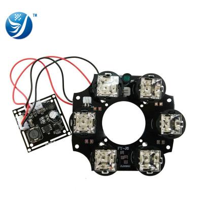 China CCTV System Night Vision Feyond Manufacturer Array 6 LED Epistar LED Chip in CCTV Camera Parts for sale