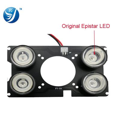 China Camera Parts850nm Night Vision 4 Array IR LED Wireless Hidden Panel FY-X4 for sale