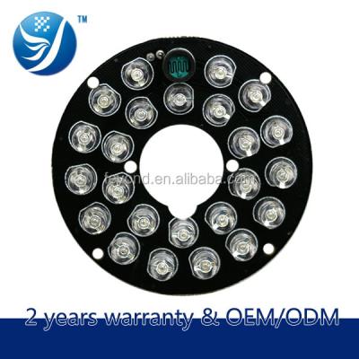 China Other Free Sample Available To Test 24 Pcs IR Led Panel Light CCTV Camera PCB Manufacturer for sale