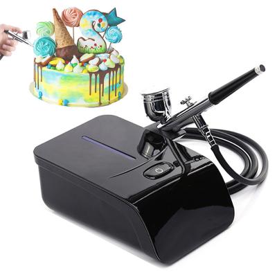 China Hot Professional Cake Decorating Cake Decorating Airbrush Kit Portable Airbrush for Cakes with Air Compressor for sale