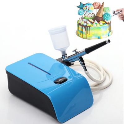 China Professional Rechargeable Mini Portable Cake Airbrush Machine Cake Decorating Wholesale Airbrush Compressor for Decorating Cakes for sale