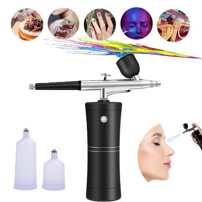 China Ophir Art Tool Hobby Complete Professional Makeup Nail Airbrush Kit Painting Airbrush Machine Compressor for sale