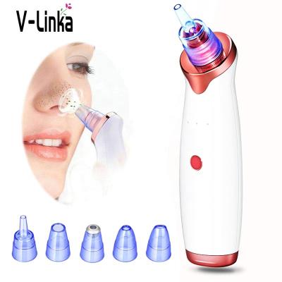 China Best Derma Acne Treatment Electric Ultrasonic Suction Pore Remover Facial Skin Vacuum Blackhead Remover Vacuum Diamond With Pore 4 for sale