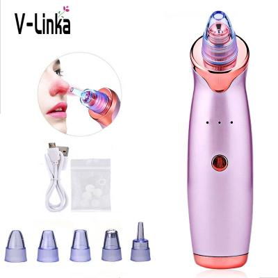 China Best Acne Treatment Tool Portable Electric Rechargeable Pore Remove Acne Whitehead Blackhead Remover Vacuum For Women for sale