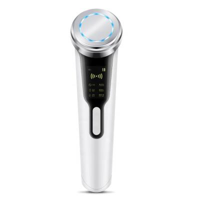 China Shrinking Multifunctional High Frequency Vibration Beauty Pore Facial Tightening Lifting Massager for sale