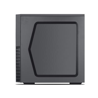 China Special Hot Selling Desktop Computer Supplies Durable PC Case SPCC Mid Tower Black Computer Case for sale