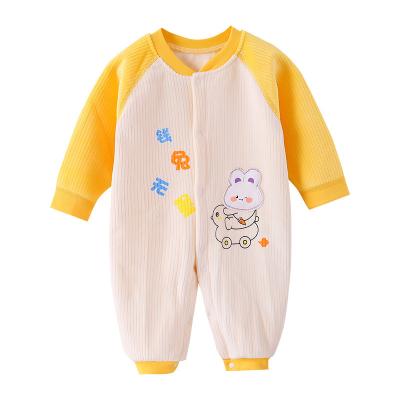 China New Cute Rabbit Duck Bear Boneless Newborn Romper Cartoon Warm And Personal Baby Velvet Overalls for sale