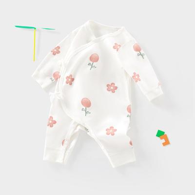 China Cute Comfy Eco-Friendly Breathable Butterfly Overalls Cotton Newborn Baby Clothes Children's Fun Newborn Clothes for sale