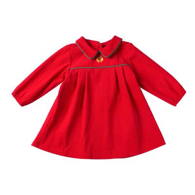 China Anti-wrinkle Baby Dresses Toddler Girls Sleepwear Girls Dressing Sets Christmas Dresses Girls Dresses for sale