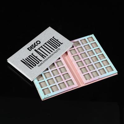 China Recycled Materials Eyeshadow Cosmetics Packaging Design Multigrid Eyeshadow Palette for sale