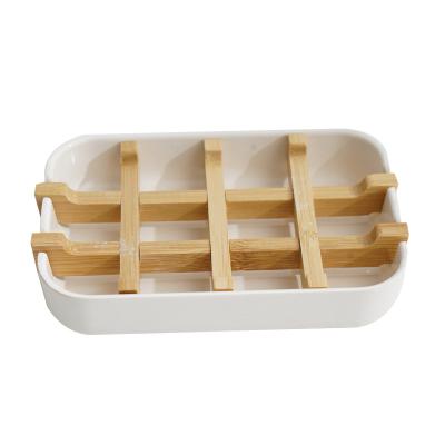 China Hot Selling Bathroom Soap Dish Wooden Soap Holder Bamboo Soap Holder Wooden Soap Box Container Tray Rack Plate for sale