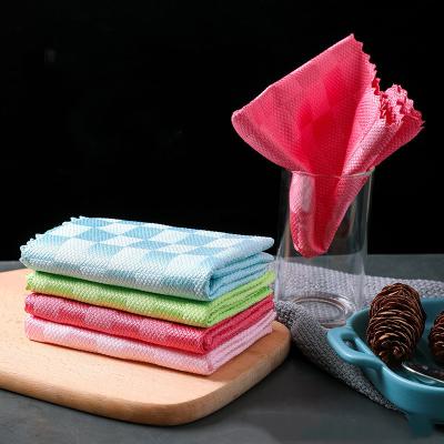 China 40*30cm Water Sustainable Kitchen Cleaning Rags Table Window Cloth Absorbable Car Rags Multifunction Washing Bowl Towel for sale