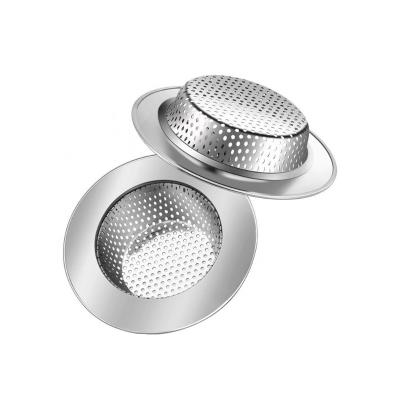 China Without Faucet Wide Rim Kitchen Sink Strainer Stainless Steel Wide Rim 11.2cm Diameter (Pack of 1) for sale