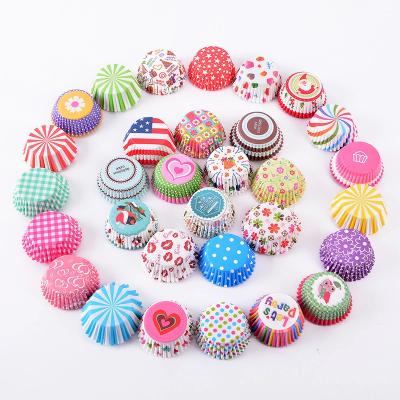 China Disposable Muffin Cupcake Paper Cups Cake Forms Cupcake Liner for Wedding Christmas Party Kitchen Baking Tray Cake Mold Accessories for sale