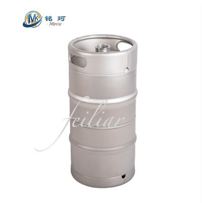 China US Standard 1/4 Barrel Stainless Steel Empty Beer Keg 30L 7.75 Gallon Barrel With Sankey Spear for sale