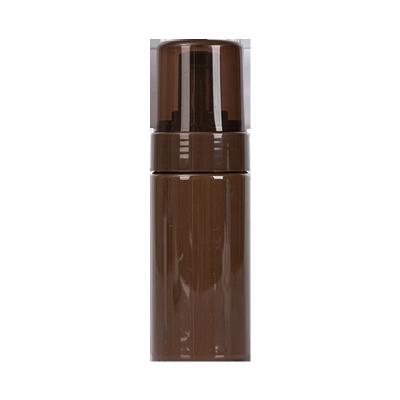 China New Design High Quality Eco-friendly Brown Avoid 100ml PET Light Foam Pump Bottle for sale