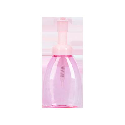 China Unique Shape 250ml Pink PET Foam Bottle Eco - Friendly for sale