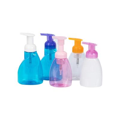 China Eco-friendly 250ml 300ml PET hand sanitizer plastic foam pump bottle with 40mm foam pump for sale