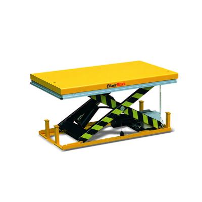 China Hydraulic Lift Trolley Material Handling Equipment Warehouse Mobile Scissor Lift Table Stationary Lift Table for sale