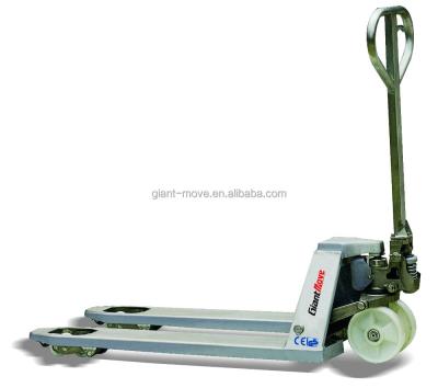 China Stable Stainless Material Handling Quality MB-G Hand Pallet Truck for sale