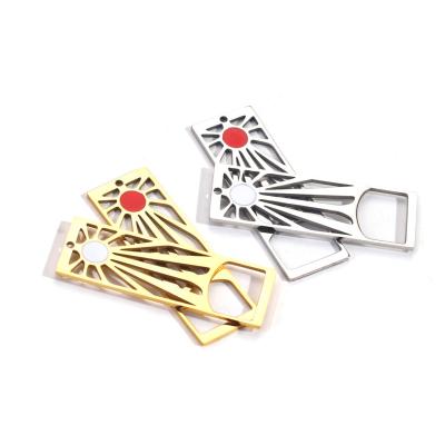 China Fashion Cosplay Demon Aretes Slayer Anime Sun Stainless Steel Environmental Friendly Wholesale Japanese Earrings for sale