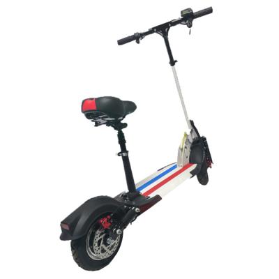 China Aluminum Alloy 10Inch E Bike 800W 48V City Scooter Electric Bike With LED Colored Lights Electric Folding Bike for sale