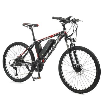 China Bikecycle 48V 10AH Fast Speed ​​Steel Electric Bicycle Sepeda Listrik Ebike OEM Rear Mountain Bike 26 Inch Motor BicI Velos Electriques for sale