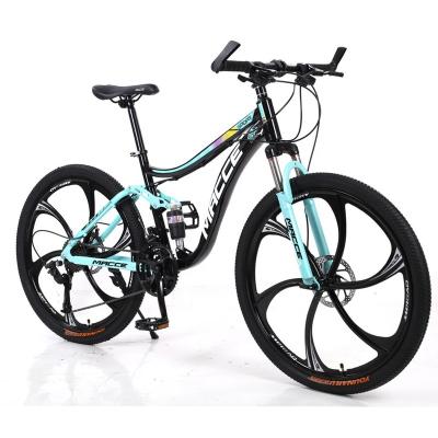 China Double Chopper Bikecycle City Tail Suspension Disc Brake Beach Cycle Mountain Bike 26er 29er Trekking Ready Current Soft Steel Bicycle for sale