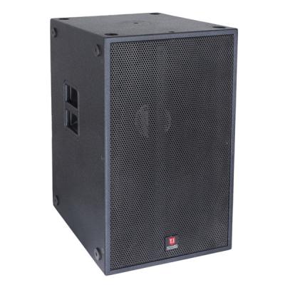 China Single 18'' Sub 1250W RMS Power live sound equipment outdoor or indoor concerts discos professional loudspeaker box for sale