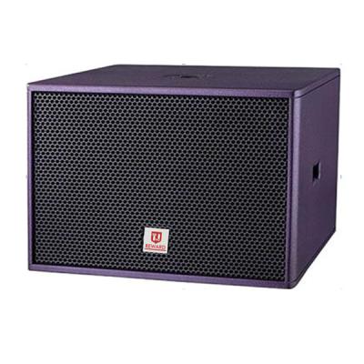 China club subwoofer single 18'' woofer 800W RMS purple color bass karaokes mini speaker box power loudspeaker sound audio for sale