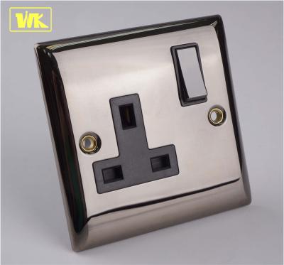 China The All-Purpose Wk Band 2 Easy Way 13A. switched socket - black for sale